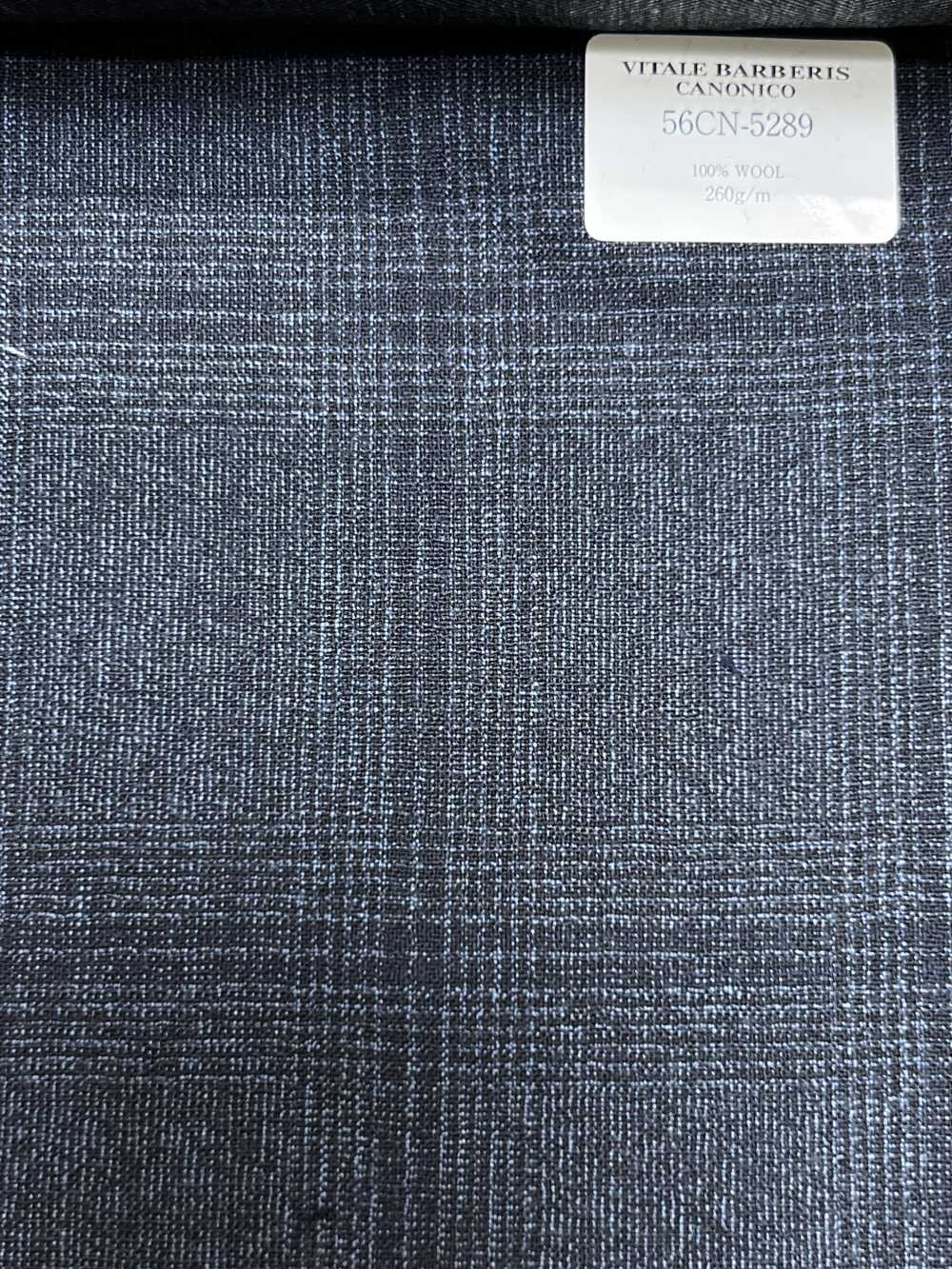 56CN5289 CANONICO (Kanoniko) MILLED TROPICAL xanh navy caro Glen[Vải] CANONICO