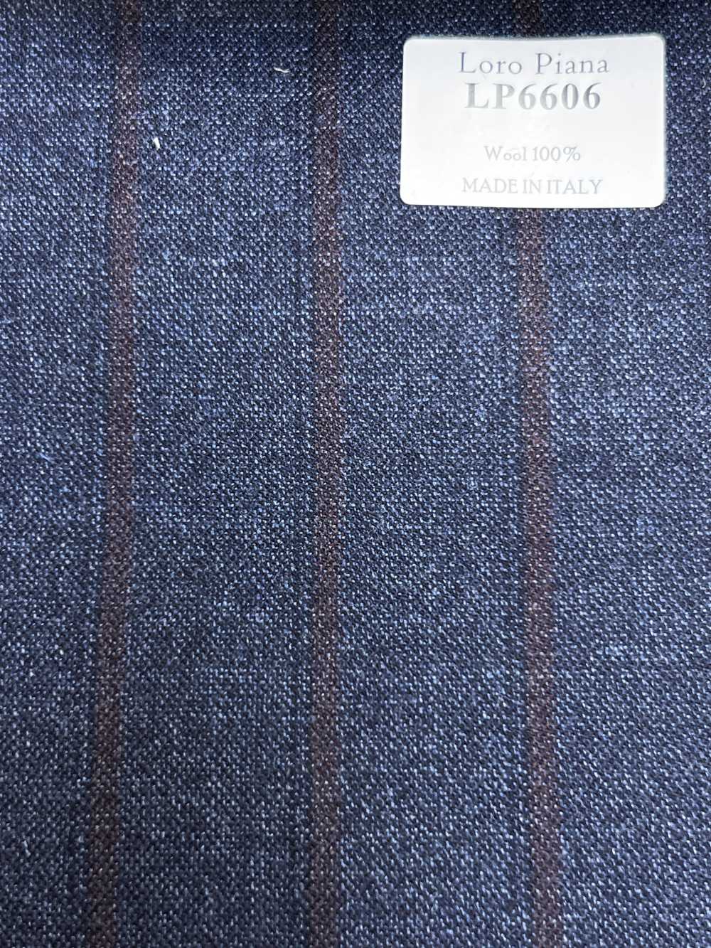 LP6606 Loro Piana Sọc xanh navy × đỏ[Vải] Hosoi Shoji Co., Ltd.