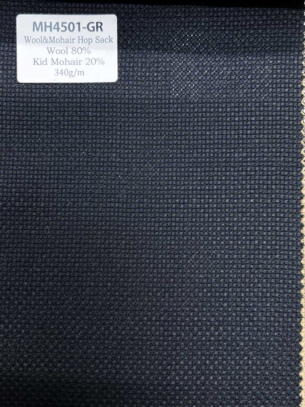 MH4501-GR Tiêu chuẩn Mohair hopsack sản xuất tại Nhật Bản màu xanh lá[Vải] Hosoi Shoji Co., Ltd.