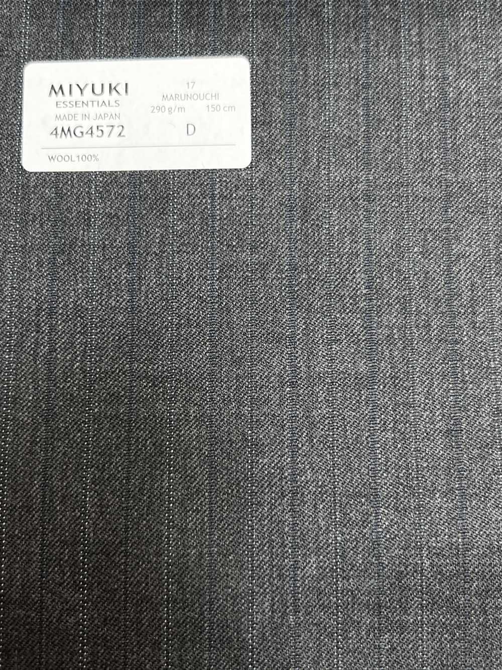 4MG4572 26AW MARUNOUCHI vải twill xám trung kẻ sọc[Vải] Miyuki Keori (Miyuki)