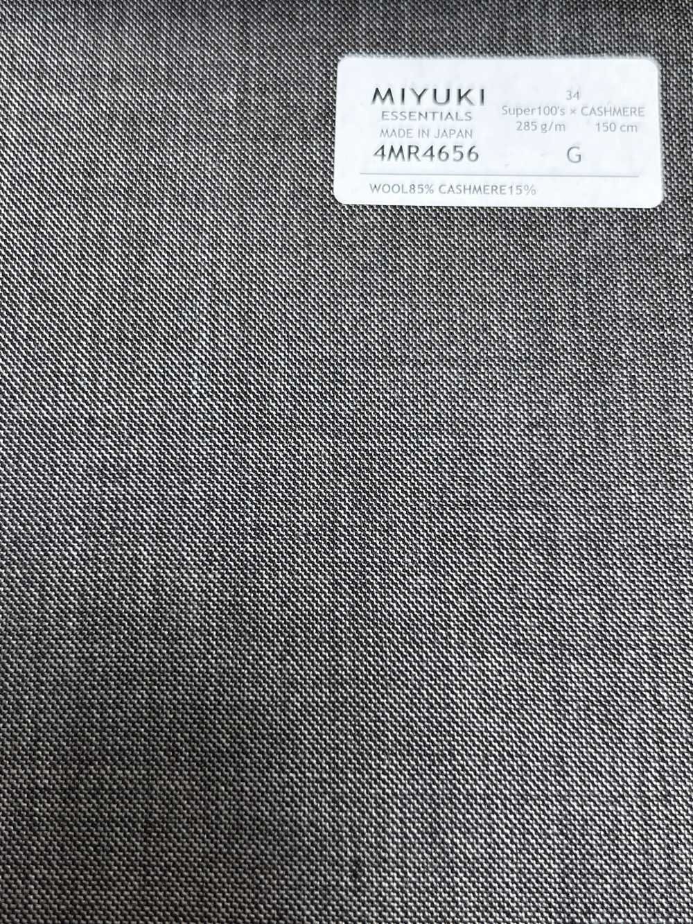 4MR4656 26AW Super100's × cashmere nâu nhạt vải trơn không hoạ tiết[Vải] Miyuki Keori (Miyuki)