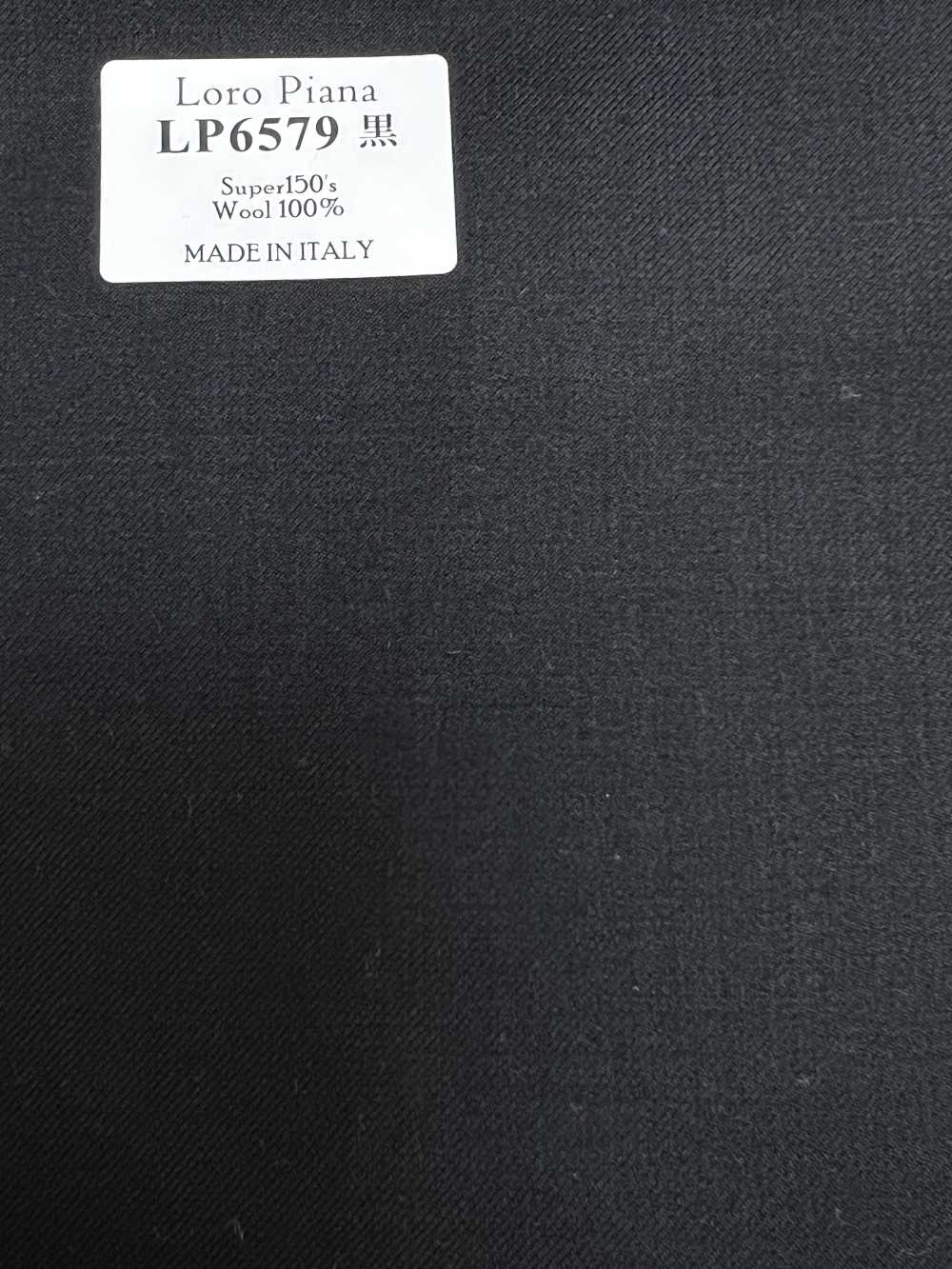 LP6579 Loro Piana Super150's đen vải trơn không hoạ tiết[Vải] Hosoi Shoji Co., Ltd.