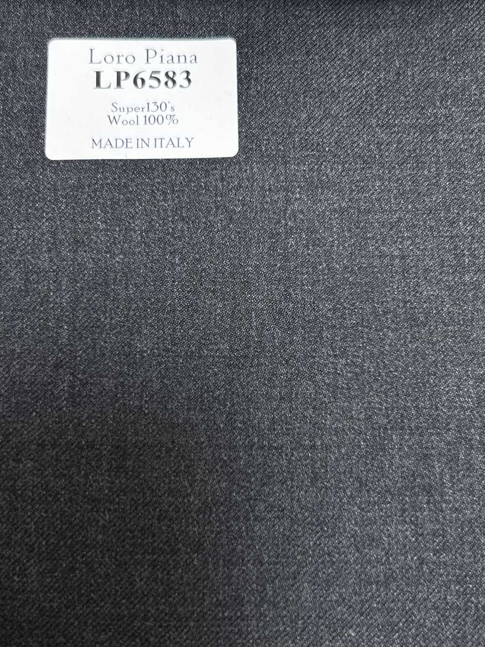 LP6583 Loro Piana Super130's xám vải trơn không hoạ tiết[Vải] Hosoi Shoji Co., Ltd.