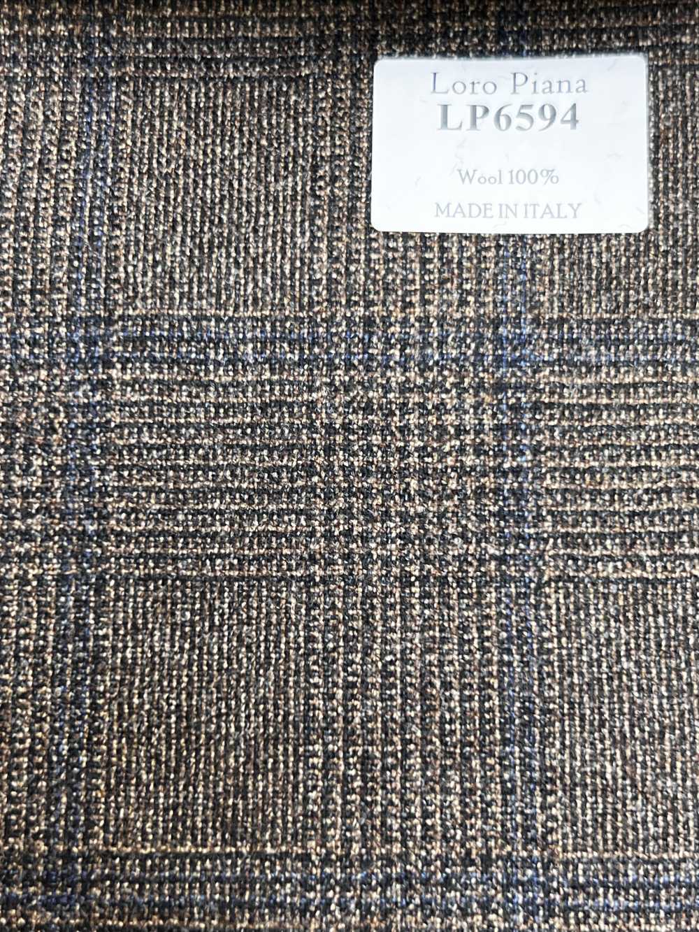 LP6594 Loro Piana nâu kẻ caro[Vải] Hosoi Shoji Co., Ltd.