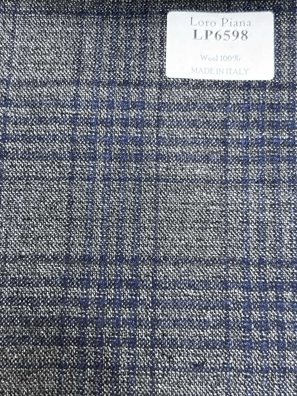 LP6598 Loro Piana kẻ caro xám × xanh navy[Vải] Hosoi Shoji Co., Ltd.