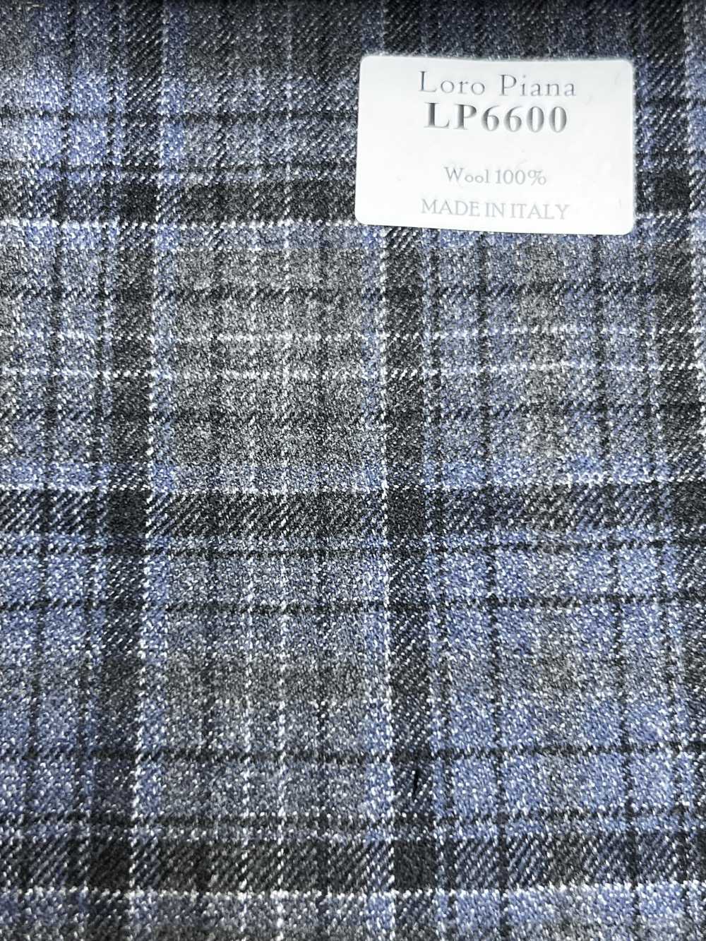 LP6600 Loro Piana kẻ caro xám×xanh dương[Vải] Hosoi Shoji Co., Ltd.