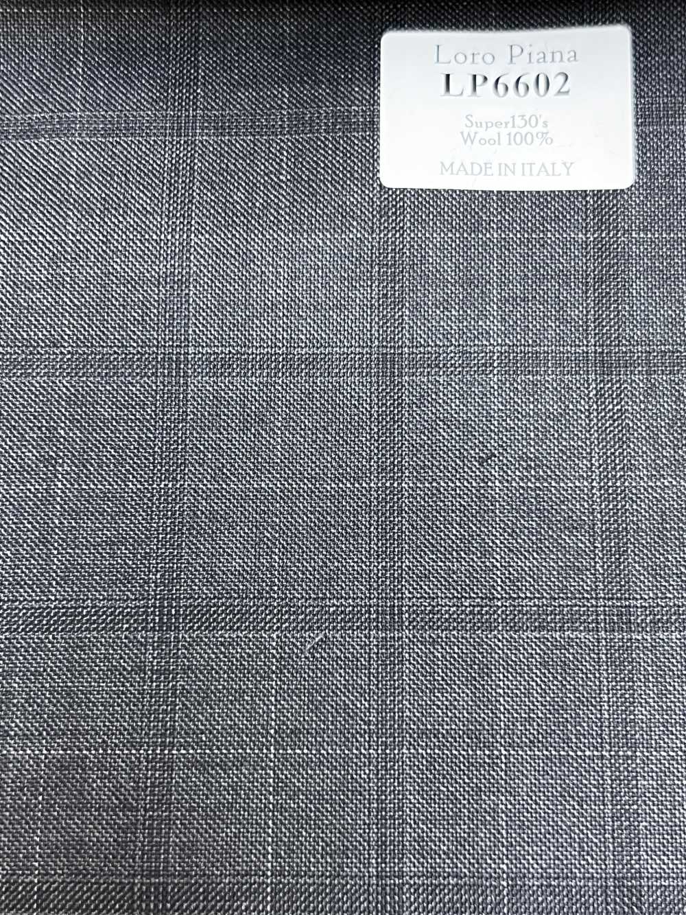 LP6602 Loro Piana Super130's xám kẻ caro[Vải] Hosoi Shoji Co., Ltd.