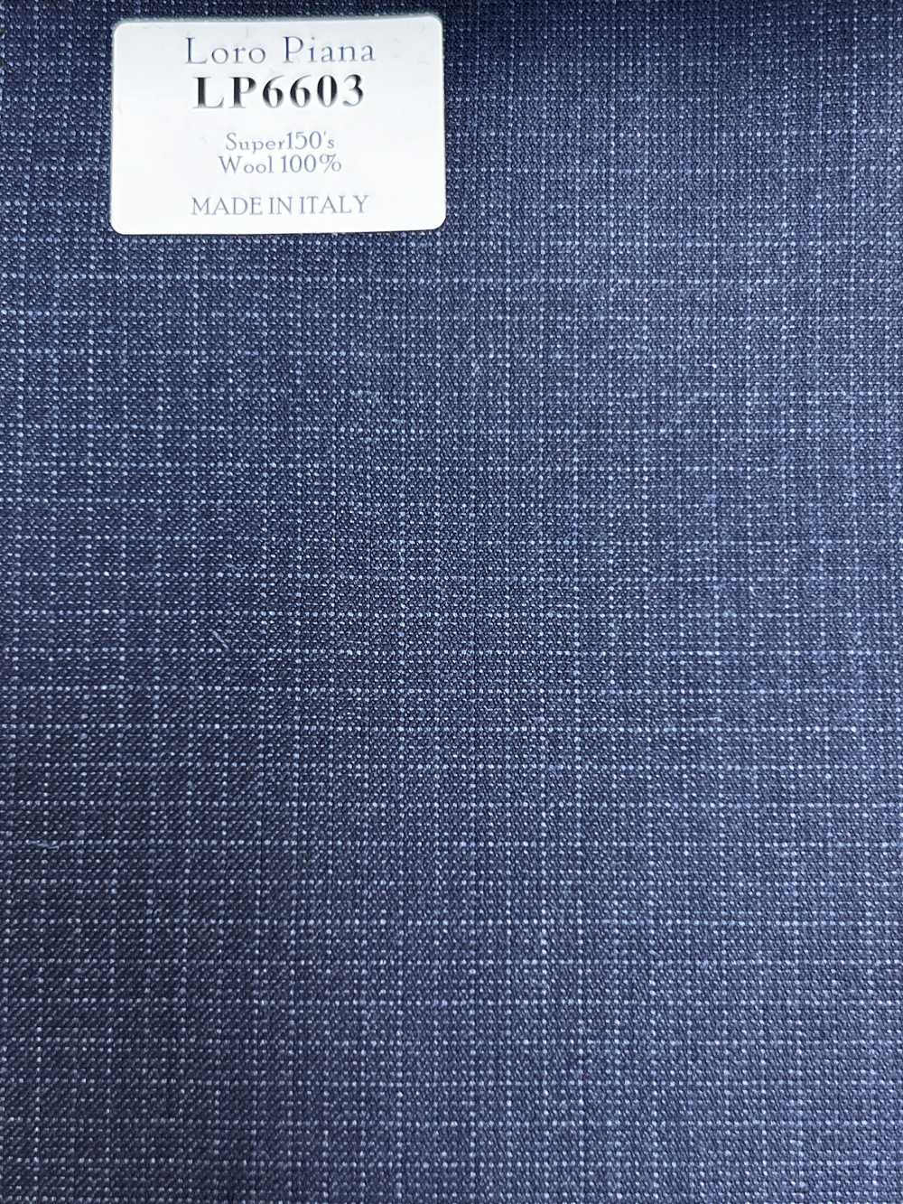 LP6603 Loro Piana Super150's xanh navy kẻ caro[Vải] Hosoi Shoji Co., Ltd.