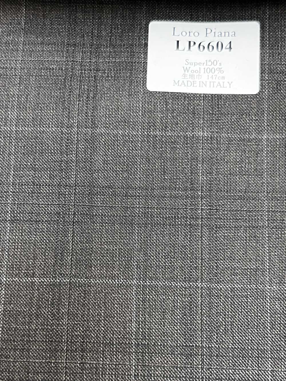 LP6604 Loro Piana Super150's nâu kẻ caro[Vải] Hosoi Shoji Co., Ltd.
