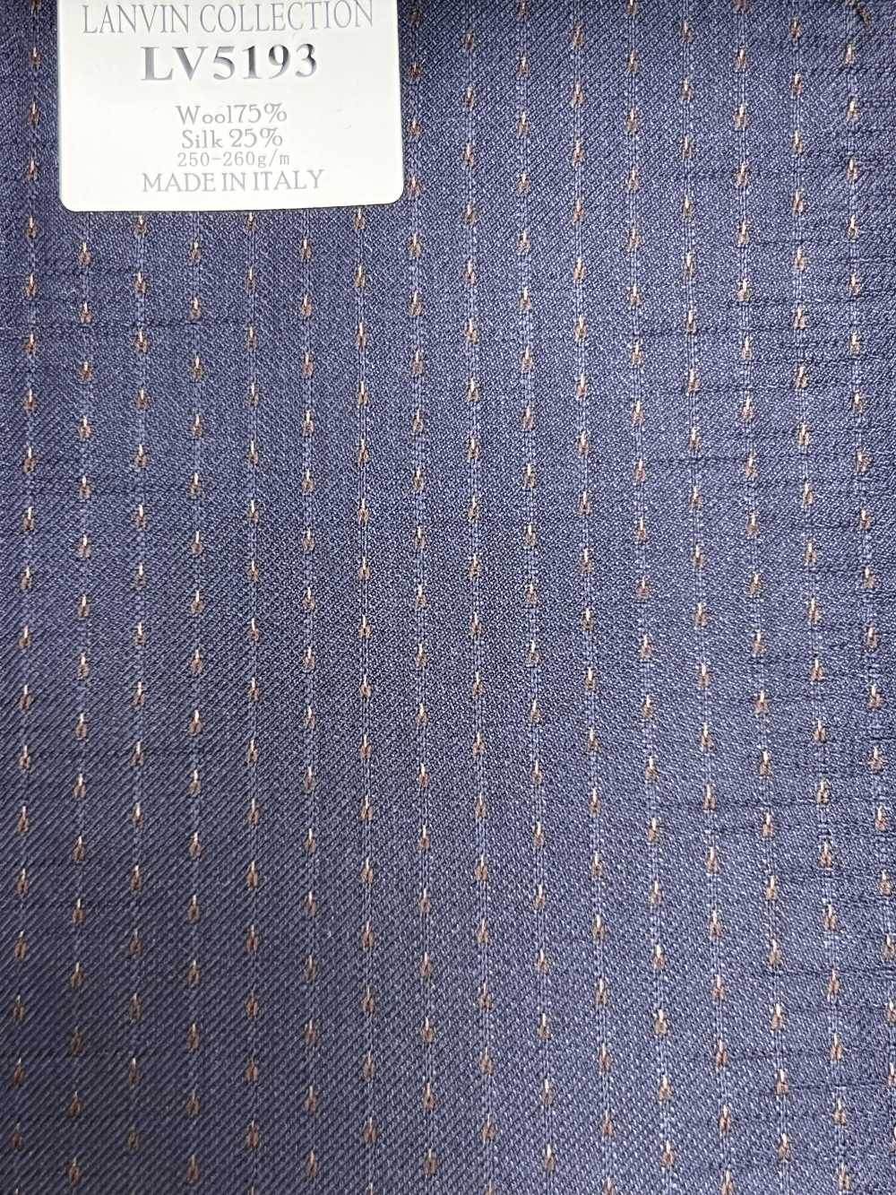 LV5193 LANVIN COLLECTION xanh navy × nâu kẻ sọc[Vải] Hosoi Shoji Co., Ltd.