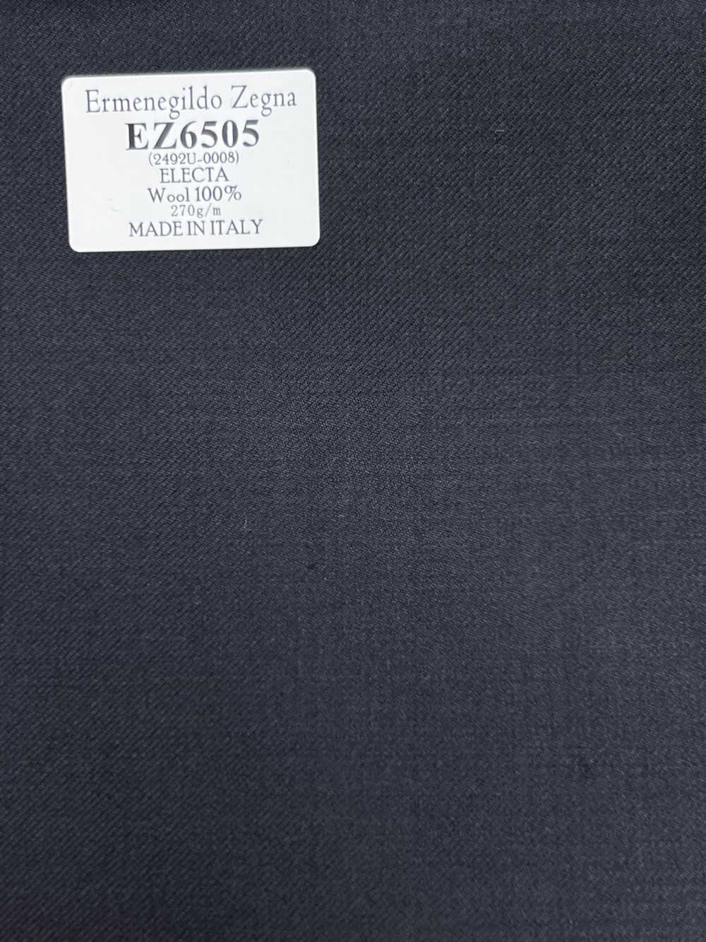 EZ6505 Ermenegildo Zegna ELECTA đen vải trơn không hoạ tiết[Vải] Hosoi Shoji Co., Ltd.