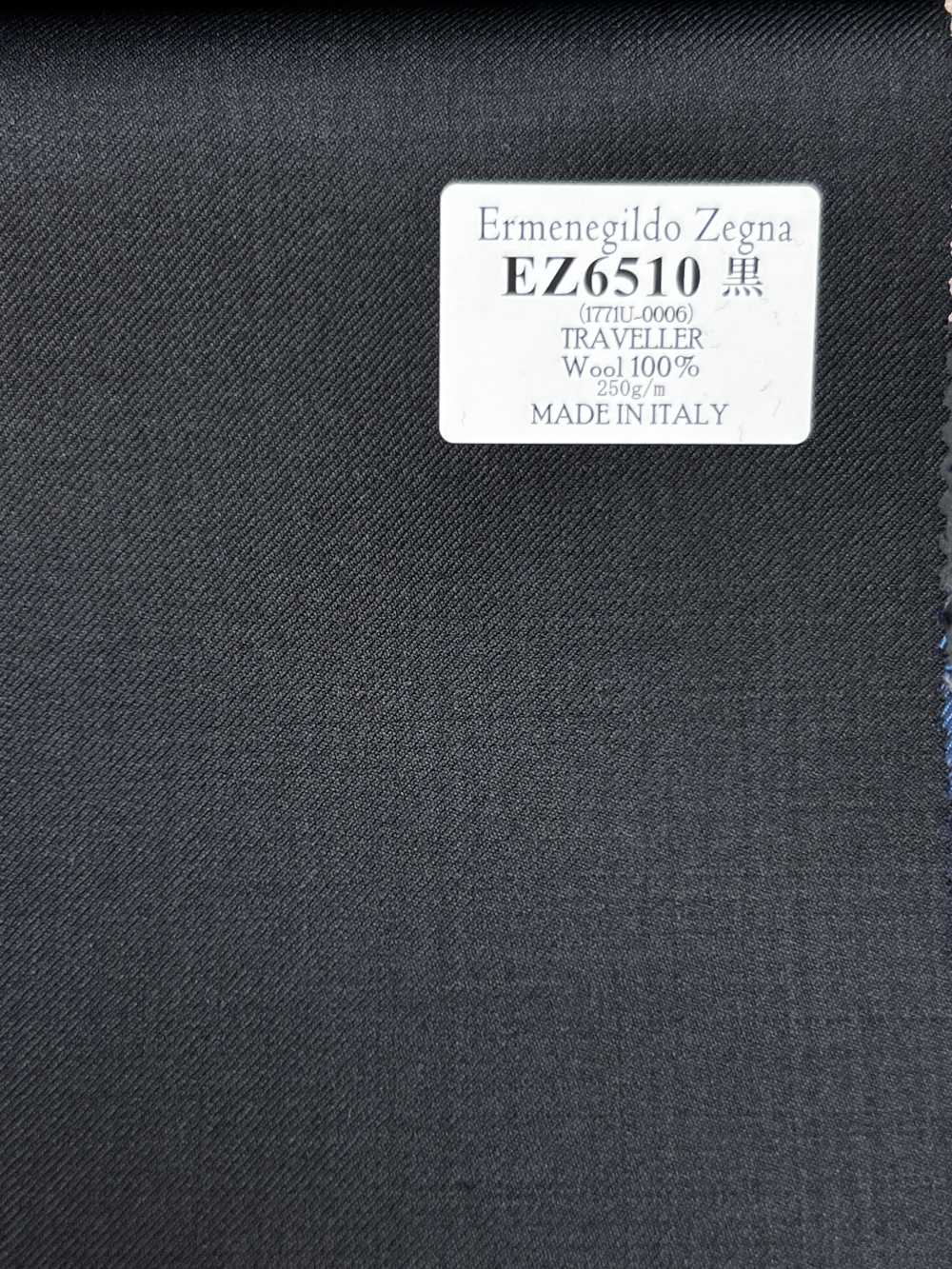 EZ6510 Ermenegildo Zegna TRAVELLER đen vải trơn không hoạ tiết[Vải] Hosoi Shoji Co., Ltd.