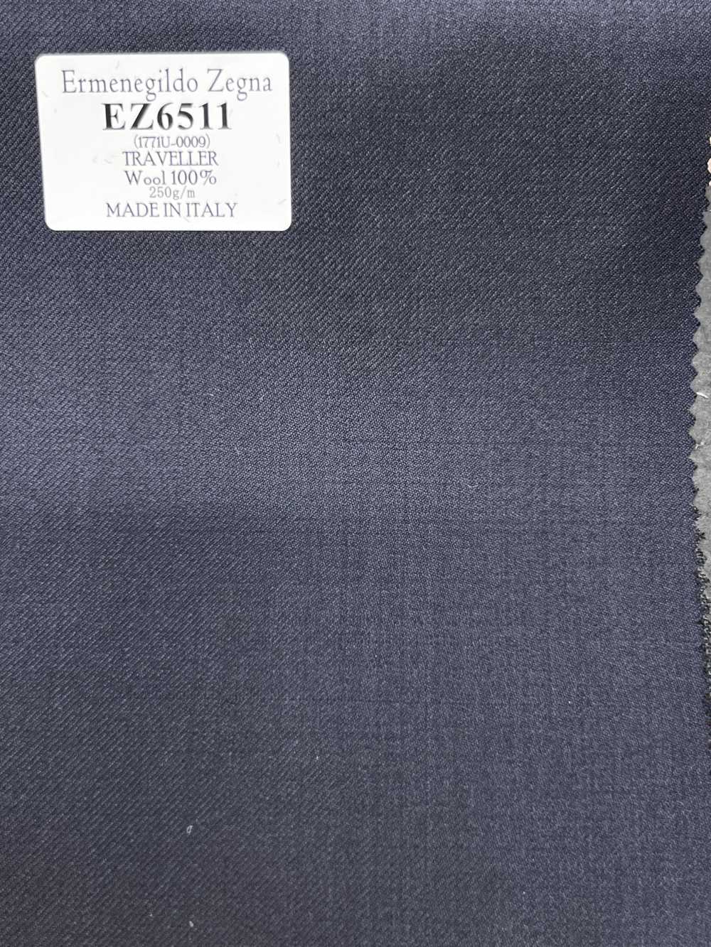EZ6511 Ermenegildo Zegna TRAVELLER xanh navy đậm, vải trơn không hoạ tiết[Vải] Hosoi Shoji Co., Ltd.