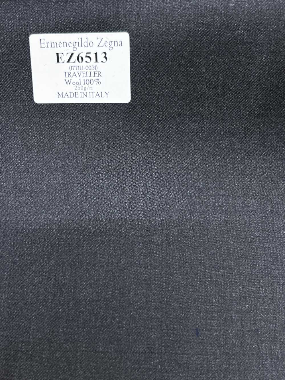 EZ6513 Ermenegildo Zegna TRAVELLER xám đậm vải trơn không hoạ tiết[Vải] Hosoi Shoji Co., Ltd.