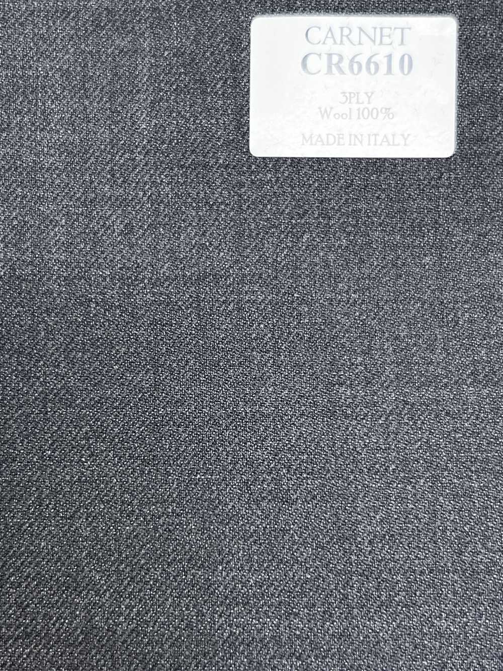 CR6610 CARNET 3PLY xám, vải trơn không hoạ tiết[Vải] Hosoi Shoji Co., Ltd.