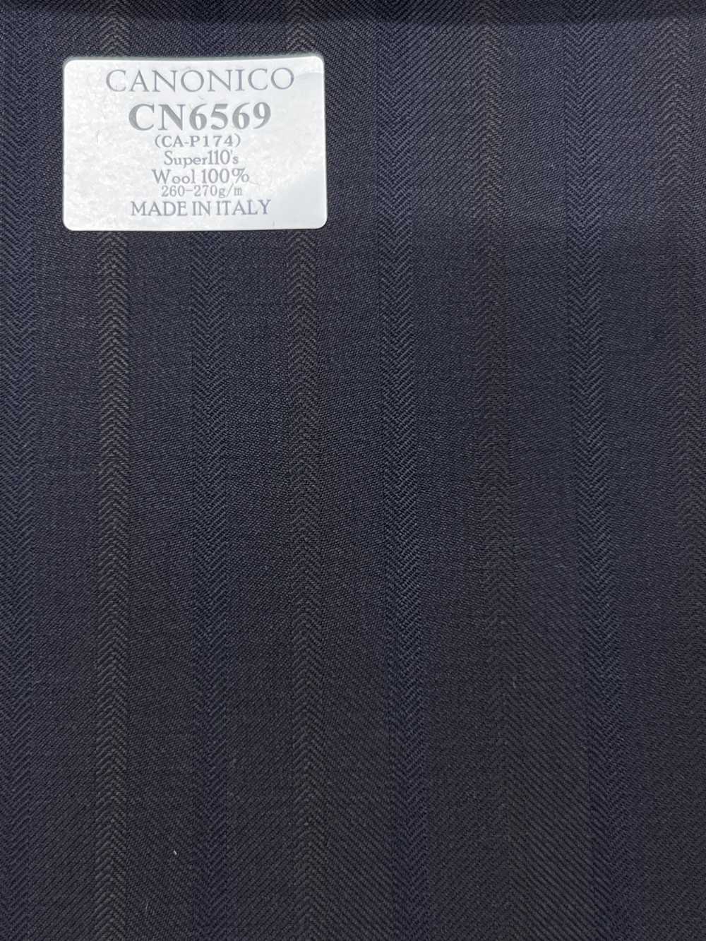 CN6569 CANONICO Super110's kẻ sọc than chì[Vải] Hosoi Shoji Co., Ltd.