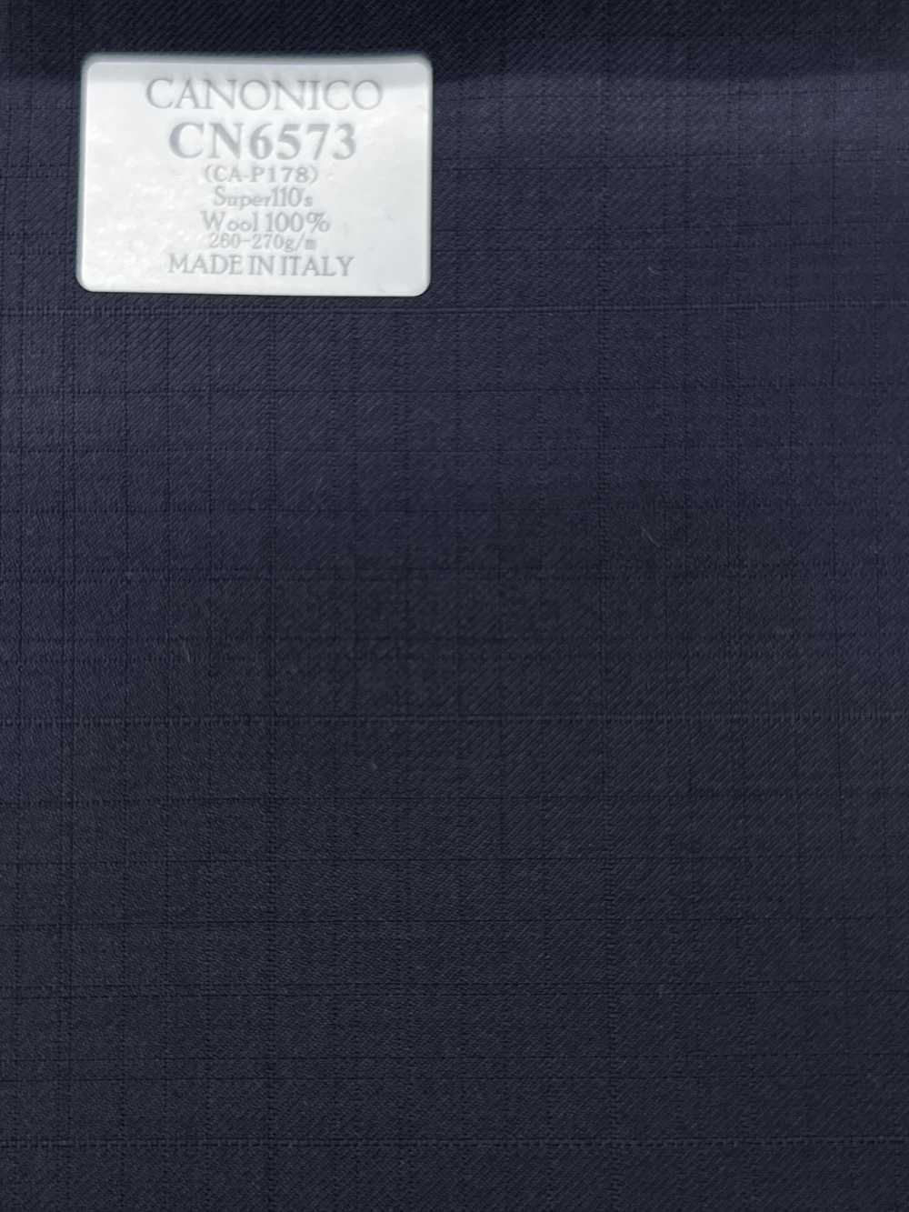 CN6573 CANONICO Super110's xanh navy đậm kẻ caro[Vải] Hosoi Shoji Co., Ltd.