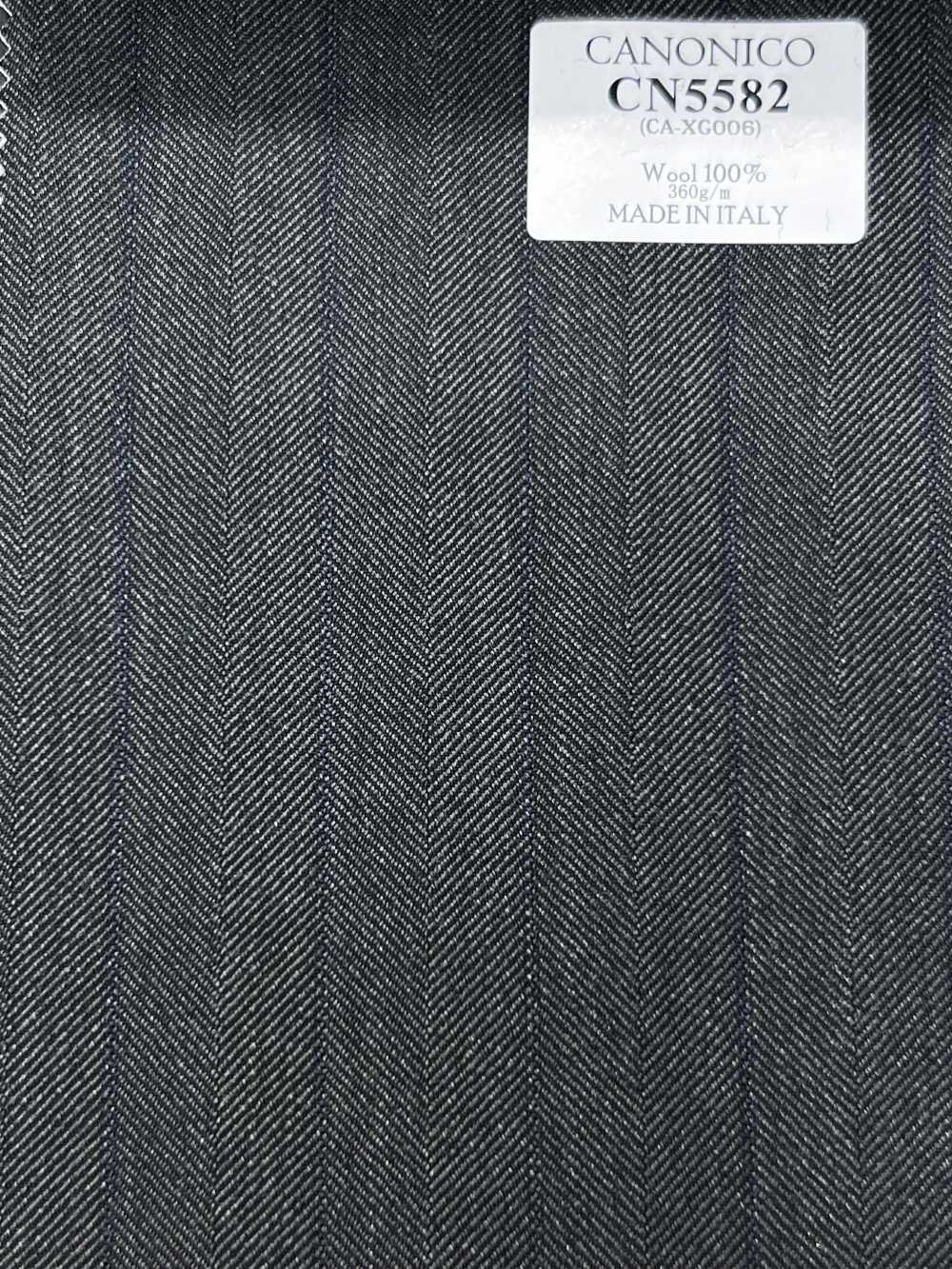 CN5582 CANONICO Super110's xanh lá × xanh navy kẻ sọc[Vải] Hosoi Shoji Co., Ltd.