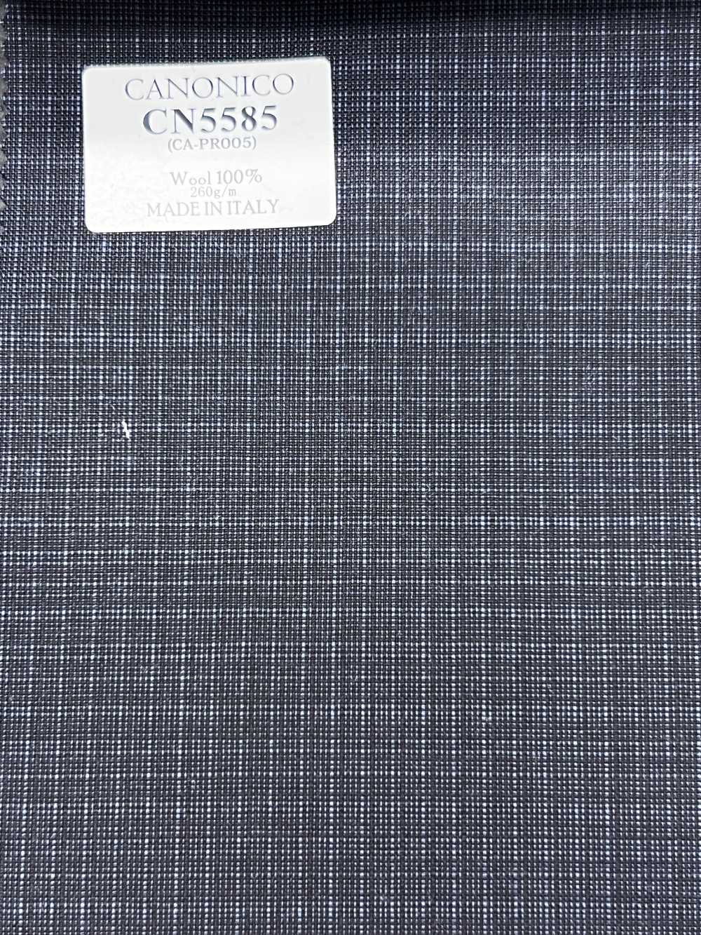 CN5585 CANONICO Super110's xanh hải quân kẻ caro[Vải] Hosoi Shoji Co., Ltd.