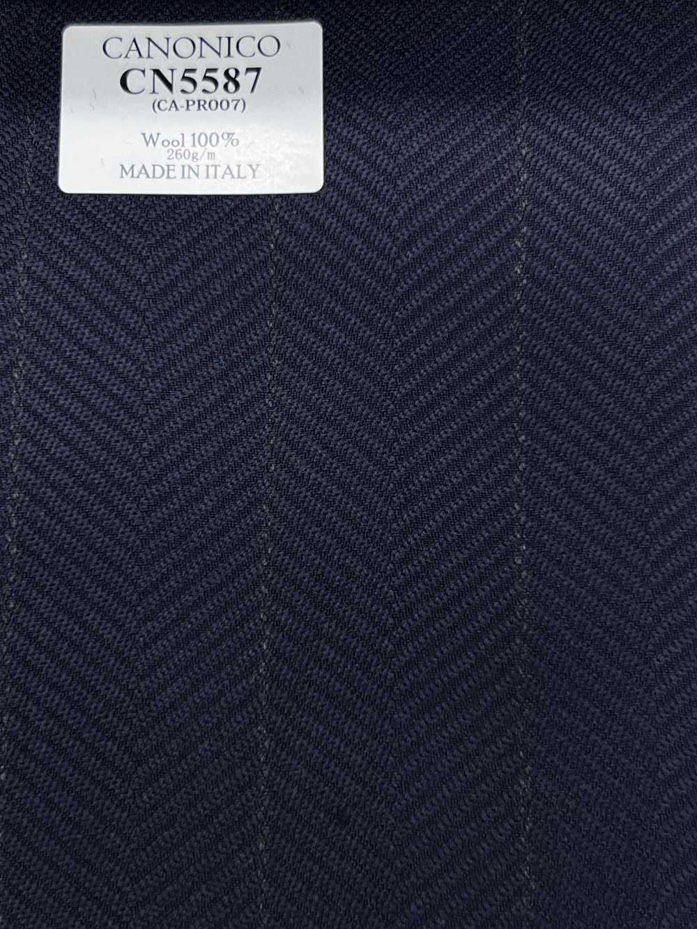 CN5587 CANONICO Super110's xanh hải quân kẻ caro[Vải] Hosoi Shoji Co., Ltd.