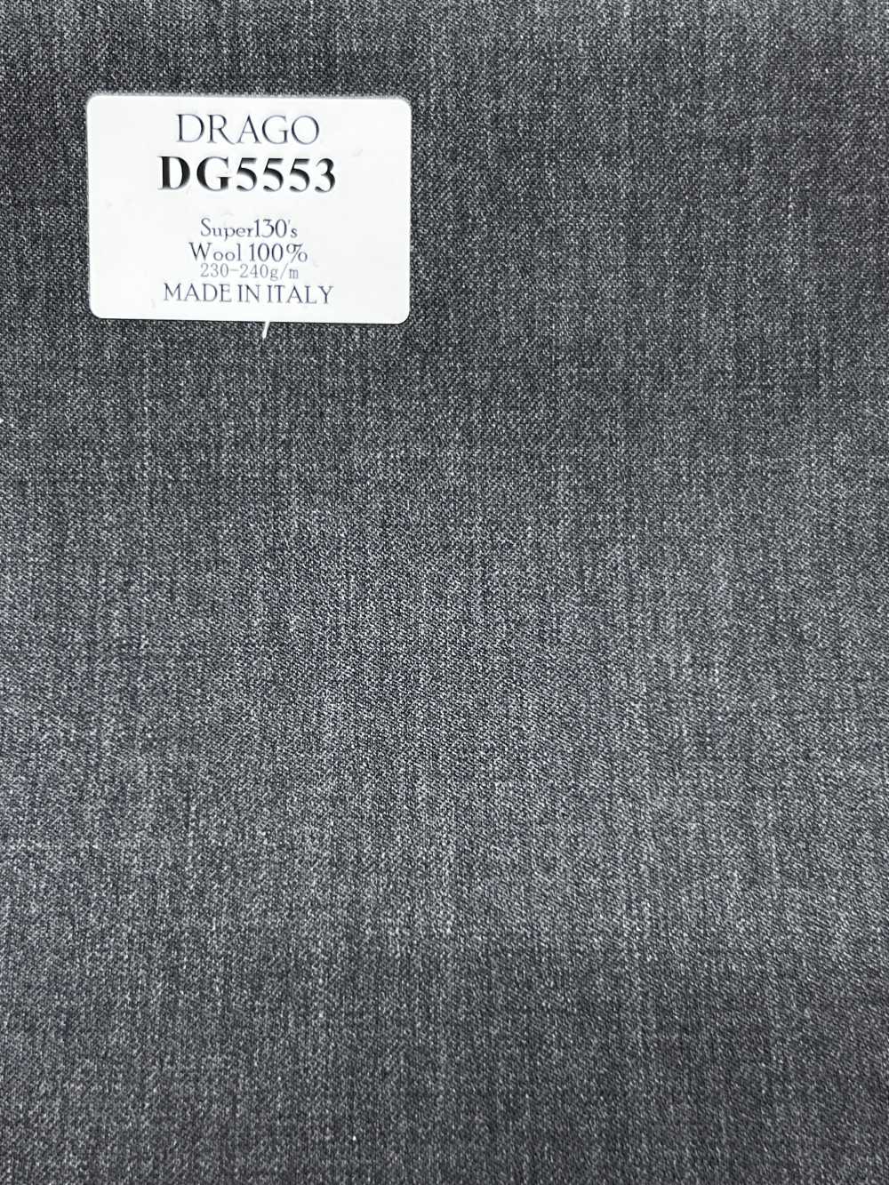 DG5553 DRAGO Super130's xám vải trơn không hoạ tiết[Vải] Hosoi Shoji Co., Ltd.