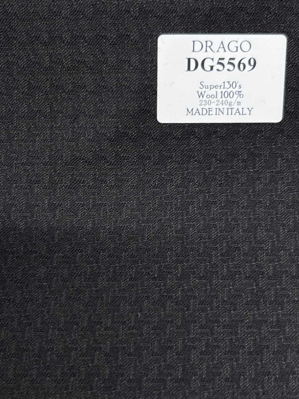 DG5569 DRAGO Super130's xám than hoạ tiết răng cưa[Vải] Hosoi Shoji Co., Ltd.