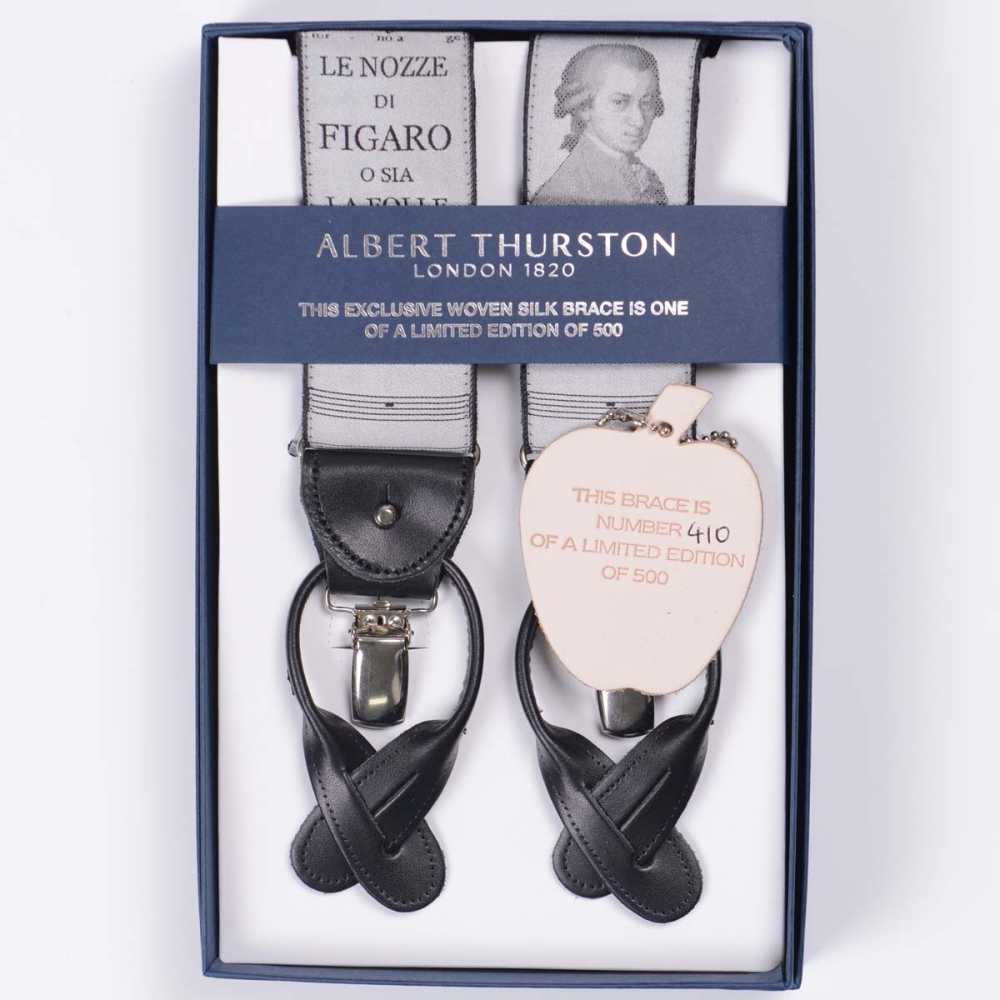 AT-2289 Albert Thurston Dây đai đeo Quần Chữ Y Limited Edition 40mm Mozart[Lễ Phục Kiện Trang Trọng] ALBERT THURSTON