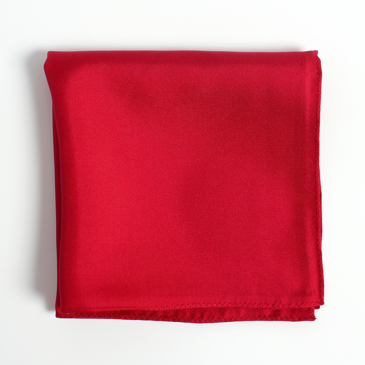 CF-1107 Sản Xuất Tại Nhật Bản Vải Twill 16 Momme Silk Khăn Cài Túi Ngực áo Vest Red[Lễ Phục Kiện Trang Trọng] Yamamoto(EXCY)