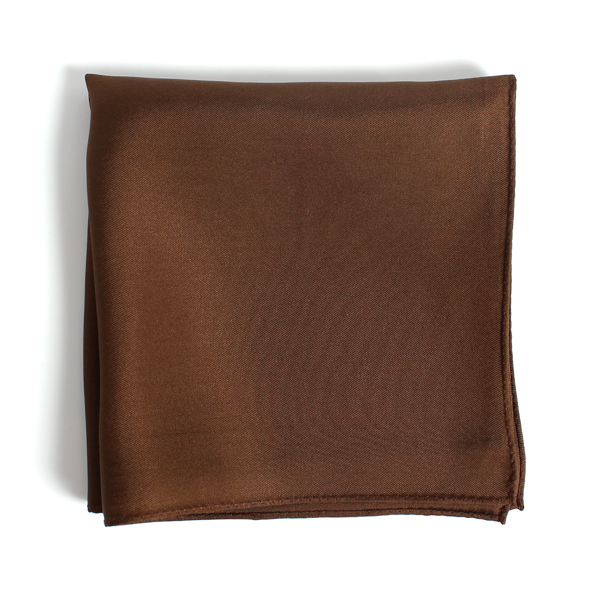 CF-1140 Sản Xuất Tại Nhật Bản Vải Twill 16 Momme Silk Khăn Cài Túi Ngực áo Vest Brown[Lễ Phục Kiện Trang Trọng] Yamamoto(EXCY)