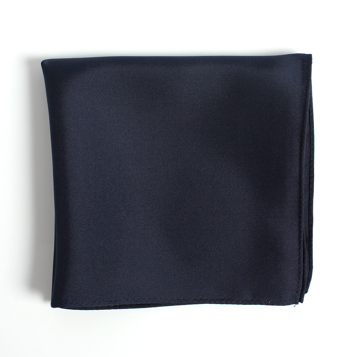 CF-1180 Sản Xuất Tại Nhật Bản Vải Twill 16 Momme Silk Khăn Cài Túi Ngực áo Vest Navy Blue[Lễ Phục Kiện Trang Trọng] Yamamoto(EXCY)