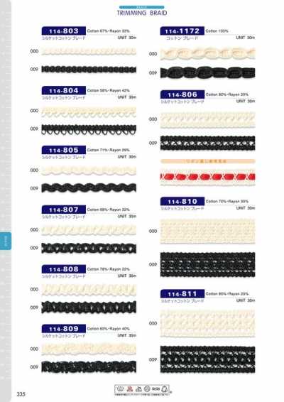 114-805 Dây Tết Cotton Mercerized Khoảng 5mm