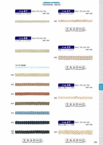 116-27 Dây Bện 5 Tao (Dây Dẹt) Pha Sợi Gai Khoảng 9mm
