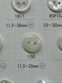 150 NÚT DAIYA Cúc Polyester Hai Lỗ DAIYA BUTTON Ảnh phụ