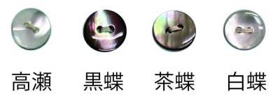 1502 Cúc Vỏ Trai 2 Lỗ Không Viền