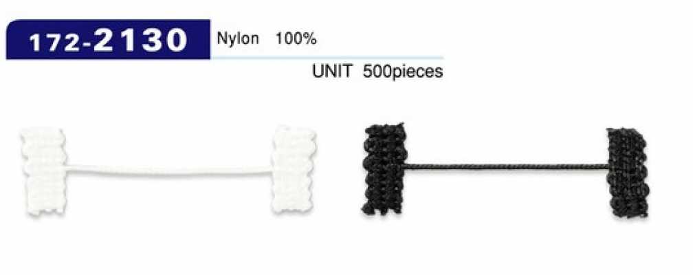172-2130 Dây Cài Khuy Chặn Vải Lót, Loại Dây Bện, Tổng Chiều Dài 42mm (Số Lượng 500)