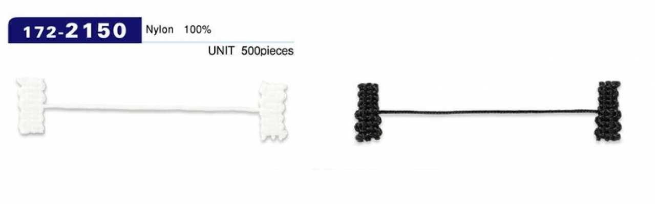 172-2150 Dây Cài Khuy Cố định Vải Lót, Loại Dây Bện, Tổng Chiều Dài 62 Mm (Số Lượng Trong Gói 500)