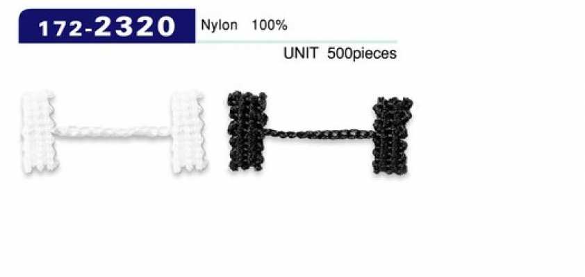 172-2320 Dây Cài Khuy Chặn Vải Lót, Kiểu Dây Xích, Tổng Chiều Dài 33mm (Số Lượng Trong Gói 500)