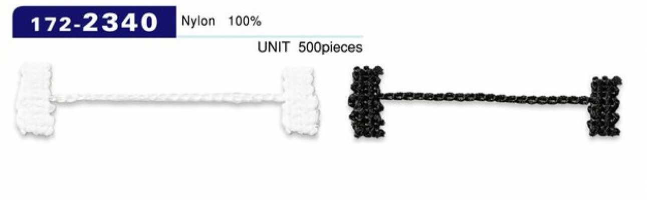 172-2340 Dây Cài Khuy Chặn Vải Lót, Kiểu Dây Xích, Tổng Chiều Dài 58mm (Số Lượng 500)