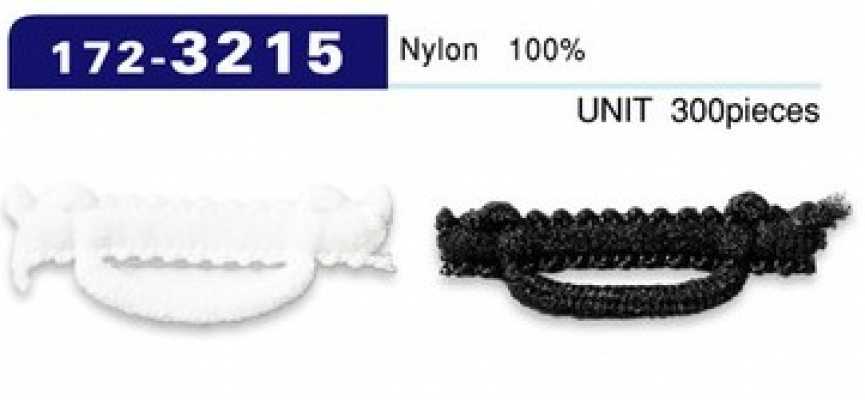 172-3215 Dây Cài Khuy Loại Nylon Woolly, Dạng Ngang Dài 30mm (Số Lượng 300)