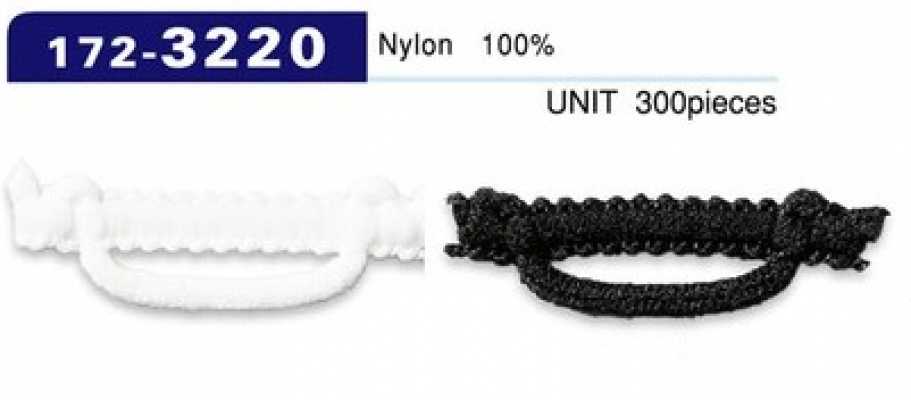 172-3220 Dây Cài Khuy Loại Nylon Lông, Dạng Ngang Dài 37mm (Số Lượng 300)