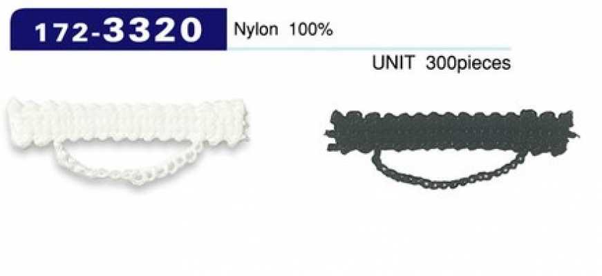 172-3320 Dây Cài Khuy Loại Dây Xích, Khoảng Cao 7mm × Ngang 33mm (Số Lượng 300)