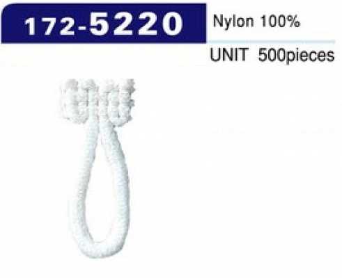 172-5220 Dây Cài Khuy Loại Nylon Woolly Cỡ Lớn (Số Lượng 500) Dài 27mm × Rộng 11mm