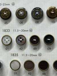 1833 Cúc áo Sơ Mi, áo Khoác Thanh Lịch Và Sang Trọng DAIYA BUTTON Ảnh phụ