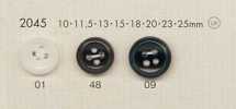 2045 DAIYA BUTTONS Cúc Polyester Kiểu Vỏ Trai/sò/xà Cừ