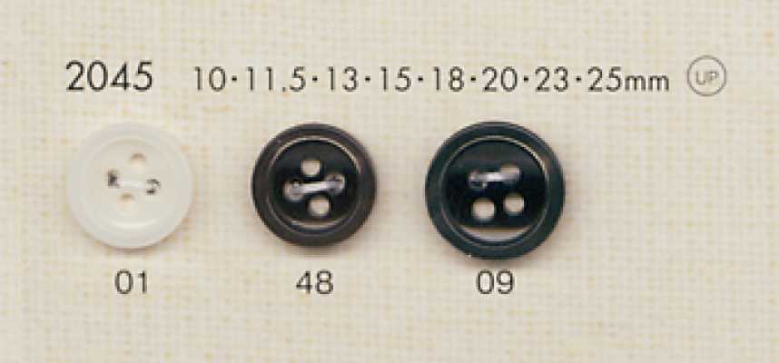 2045 DAIYA BUTTONS Cúc Polyester Kiểu Vỏ Trai/sò/xà Cừ