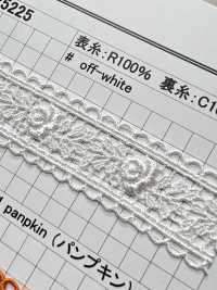 25225 Ren / Đăng Ten Hóa Học Chiều Rộng Hẹp Kyowa Lace Ảnh phụ