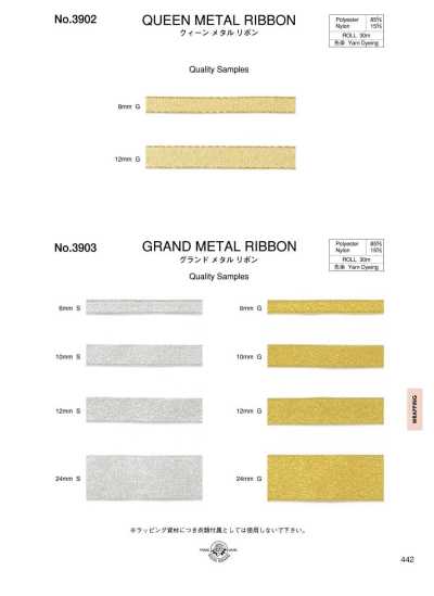 3903 Ruy Băng Kim Loại Grand