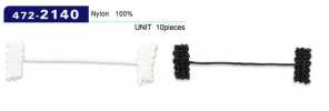 472-2140 Dây Cài Khuy Chặn Vải Lót, Kiểu Dây Bện, Tổng Chiều Dài 52mm (Số Lượng 10)