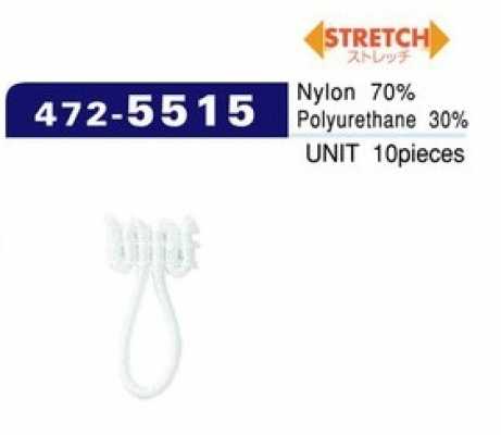 472-5515 Dây Cài Khuy Loại Spandex Cỡ Trung (10 Cái)