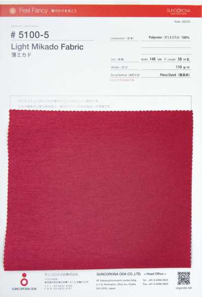 5100-5 Mikado Mỏng (Twill)
